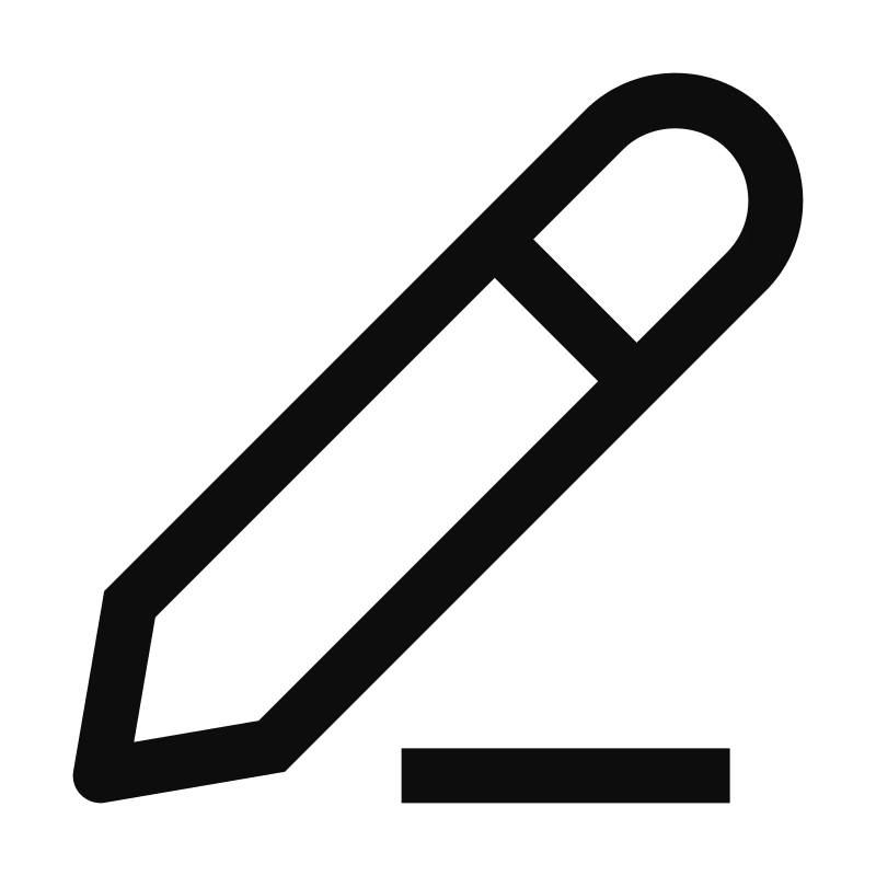 Pen icon by Griddyicons